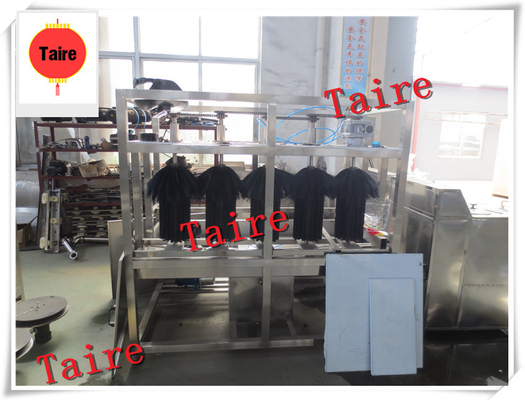 outside brushing machine rotary type outside bottle brushing machine